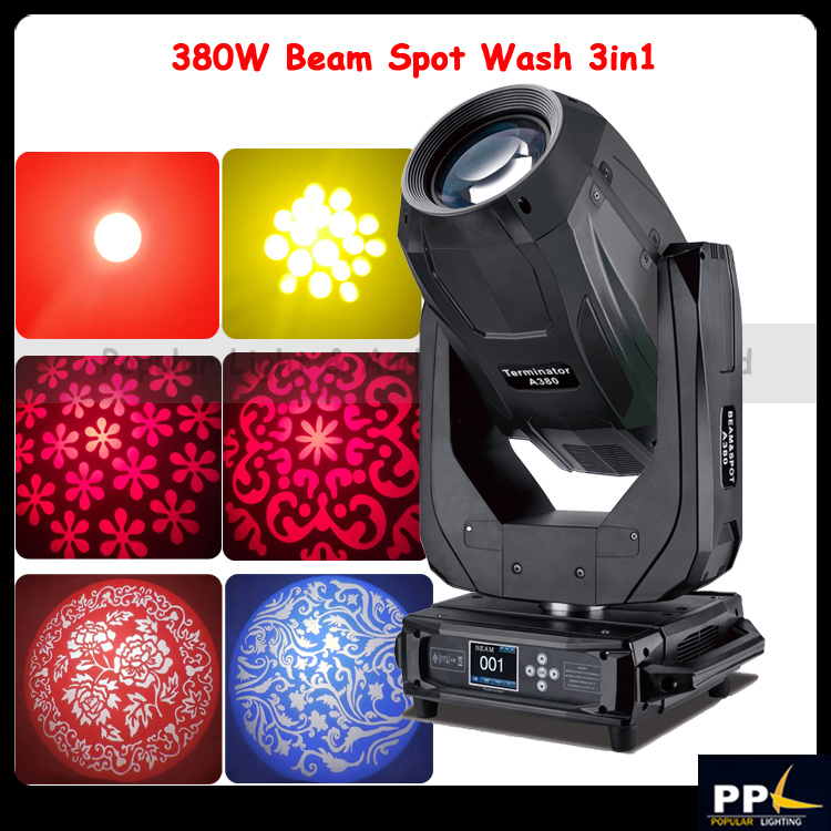 380W Beam Spot & Wash 3in1 Moving Head Light
