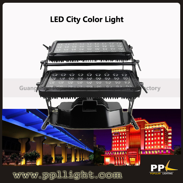 Double Head Buiding Dyeing 72X10W LED City Color Light