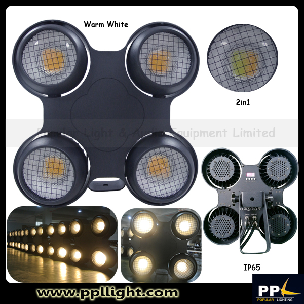 4pcs 100W COB Led Blinder Light Warm White / CW+WW 2in1 Outdoor use