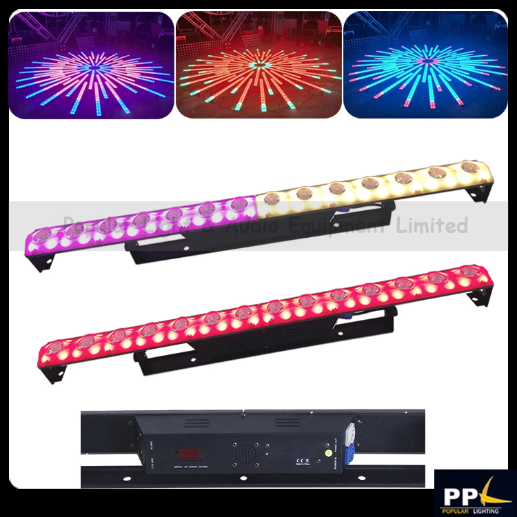Combination Colorful 14*3W Warm White Beam Wash 2in1 LED Pixel Bar Light