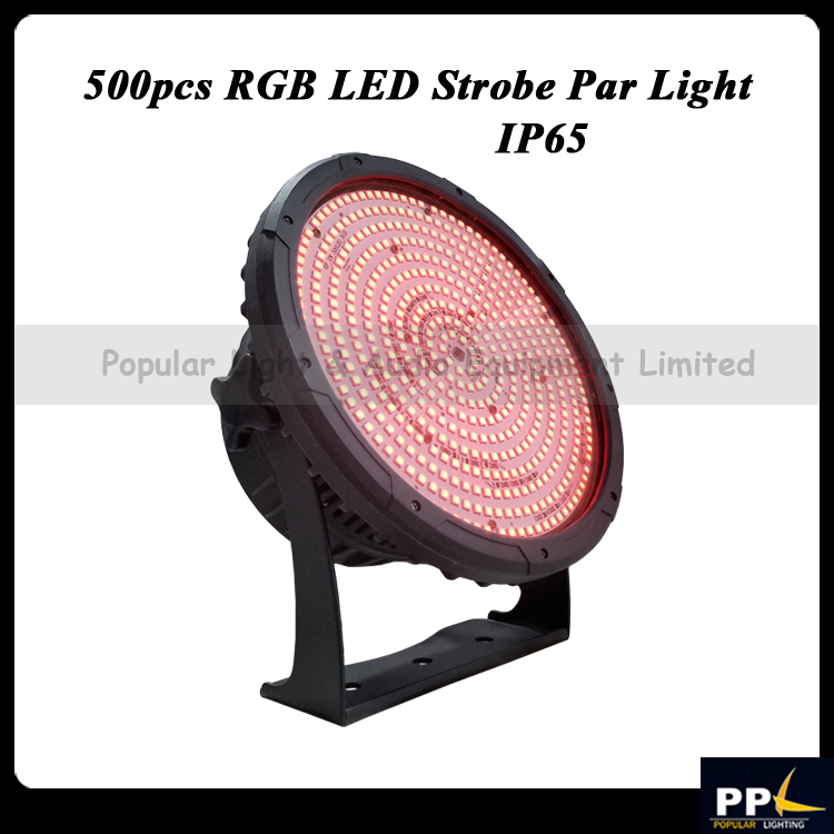 500pcs RGB Waterproof LED Strobe Par Light